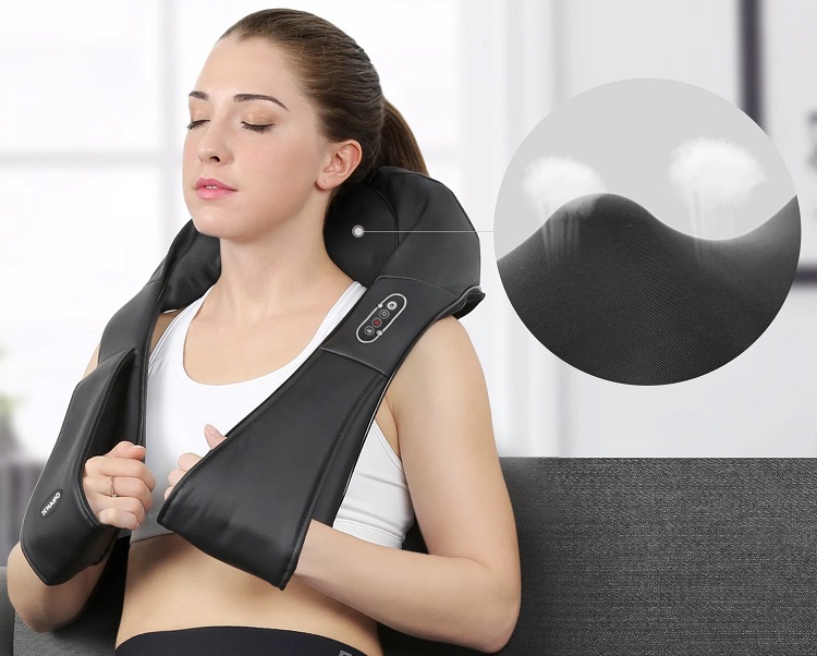 Best for Shoulders and Neck: Naipo Shiatsu Neck and Back Massager