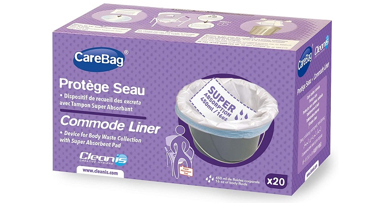 Carebag - 20 Disposable Commode Liners