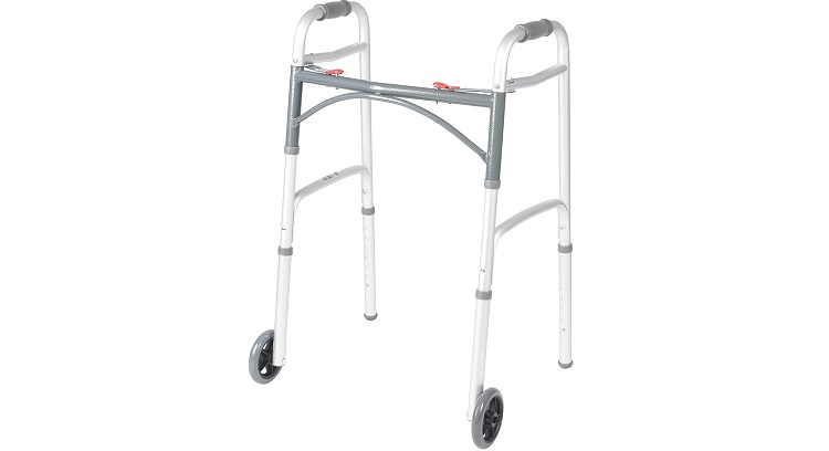 Drive Medical Two Button Folding Walker