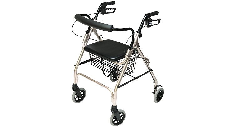 Lumex Walkabout Lite Rollator With Seat