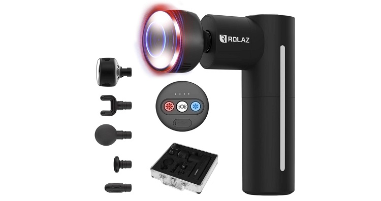 ROLAZ Massage Gun with Heat and Cold